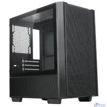 XASTRA Корпус A400M 0F Black mATX/Mesh/Screwless TG+Mesh/ no fans/ A400M-0F