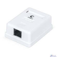 Cabeus WS-8P8C-Cat.5e-1 Розетка компьютерная RJ-45, категория 5e, одинарная, внешняя, Dual IDC