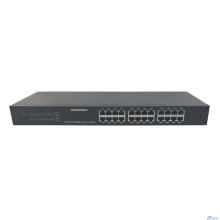 NEOMAX неуправляемый коммутатор NMS-124P-100-SR, 24 порта 100 Mbps, металл Rack