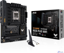 ASUS TUF GAMING B650-PLUS WIFI (Socket AM5, ATX, 4xDDR5(128GB), DP/HDMI, 2xPCIe 4.0x16/2xPCIe 4.0, 1xLAN (2.5GbE), 2x Wi-Fi 6, BT 5.2, 4xSATA 6Gb/s, 3xM.2, 1xType-C, 3xUSB 3.2, 4xUSB 2.0, ATX)
