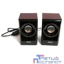 Dialog Stride AST-15UP CHERRY - акустические колонки 2.0, 6W RMS, вишневые, питание от USB