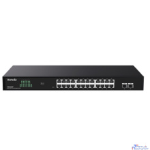 TENDA TEG2226F Коммутатор облачный управляемый, 24x1 Гбит/с, SFP 2x1 Гбит/с, установка в стойку, металлический корпус