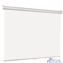 Lumien Eco Picture [LEP-100106] Настенный экран  127х127см (рабочая область 121х121 см) Matte White восьмигранный корпус, возможность потолочн./настенного крепления, уровень в комплекте, 1:1 (треуголь