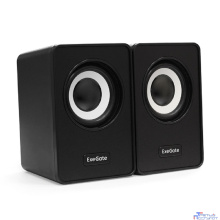 Exegate EX287054RUS Акустическая система 2.0 ExeGate Disco 120 (питание USB, 2х3Вт (6Вт RMS), 100-20000Гц, черный)