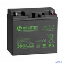 АКБ B.B. Battery BC 17-12 (12V 17Ah ДхШхВ 181х76х166 мм, масса 5,62 кг) клеммы B1