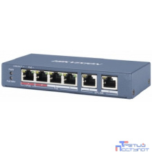 HIKVISION DS-3E0106P-E/M 4 RJ45 100M PoE с грозозащитой 6кВ