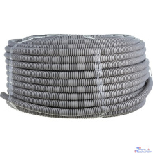 ЭРА Б0020110 Трубы гофр ПВХ GOFR-20-100-PVC (серый) d 20мм с зонд. легкая 100м