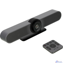 960-001102 Logitech MeetUp ConferenceCam [Ultra HD 4K, 2160p/30fps, пульт ДУ, интегрированная аудиосистема, USB-кабель 5м, в комплекте крепление и фурнитура для установки на стене]