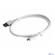 Gembird/Cablexpert CCP-mUSB2-AMBM-W-0.5M Кабель USB 2.0 Pro , AM/microBM 5P, 0.5м, экран, белый, пакет