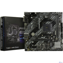 ASUS PRIME A520M-K (Socket AM4, mATX, 2xDDR4(64GB),  VGA/HDMI 2.1, 1xPCIe 3.0x16/2xPCIe 3.0, 1xLAN, 4xSATA 6Gb/s, 1xM.2, 4xUSB 3.2, 2xUSB 2.0, 1xPS/2)