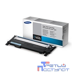 Samsung CLT-C406S Картридж Samsung CLT-C406S для CLP- 360/365/365W. Голубой. 1 000 страниц. (ST986A)