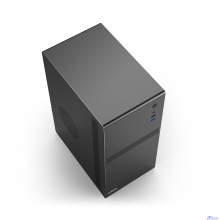 CBR Корпус mATX Minitower V203, без БП, 1*USB 3.0, 1*USB 2.0, HD Audio+Mic, Black [PCC-MATX-V203-WPSU]