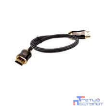 Telecom Кабель HDMI 19M/M,ver. 2.1, 8K@60 Hz 0.5m метал разъемы, нейлоновая оплетка Telecom <TCG300-0.5M>