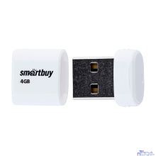 Smartbuy USB Drive 4GB LARA White (SB4GBLara-W)