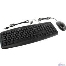 Клавиатура + мышь Genius Smart KM-200 {комплект, черный, USB} [31330003402/31330003416]