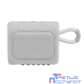 Колонка порт. JBL GO 3 белый 4.2W 1.0 BT (JBLGO3WHT)