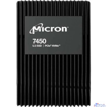 Micron SSD 7450 MAX, 1600GB, U.3(2.5" 15mm), NVMe, PCIe 4.0 x4, 3D TLC, R/W 6800/2700MB/s, IOPs 800 000/250 000, TBW 8700, DWPD 3 (12 мес.)