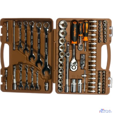 Ombra OMT82S12 Набор инструмента универсальный 1/4", 1/2"DR с головками торцевыми 12-гранными 1/2"DR, 82 предмета