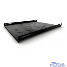 Hyperline TSH3L-650-RAL9004 (TSH3L-650-RAL9005) Полка стационарная, глубина 650 мм, с боковым креплением, нагрузка до 20 кг, для шкафов серии TTB, TTR, TTC2, 485х650мм (ШхГ), цвет черный