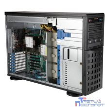 Supermicro SYS-740P-TRT Tower/4U, X12DPi-NT6, CSE-745BTS-R1K23BP, 2xLGA 4189, 8x3.5", 2x10GbE, 18х DIMM DDR4, 4xPCIe-X16, 2x1200W, black, (438952)