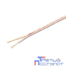 Акустический кабель Cablexpert CC-TC2x0,75-20M, прозрачный, 20 м, бухта