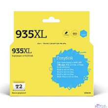 T2 C2P24AE Картридж (HC2P24A №935XL) для HP Officejet Pro 6230/6830, голубой, С ЧИПОМ