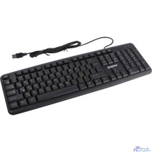 Exegate EX279938RUS Клавиатура Exegate LY-331L2, <USB, шнур 2,2м, черная,  104кл, Enter большой>, Color box
