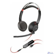 Poly BW 8X231AA 5220 USB-C HS +3.5mmP +USB-C/A Гарнитура проводная