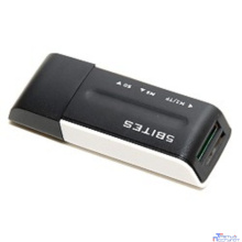 5bites Устройство ч/з карт памяти RE2-102BK USB2.0 Card reader / ALL-IN-ONE / USB PLUG / BLACK