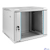 Exegate EX298601RUS Шкаф телекоммуникационный 19" настенный 9U ExeGate EC-WM-9U.450.G.GREY (19”, 9U, 600x450x500mm (ШхГхВ), передняя дверь закаленное стекло, съемные боковые панели, пыле- и влагозащит