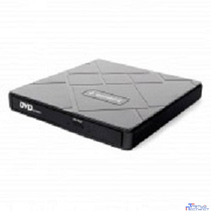 USB 3.0 Gembird DVD-USB-04 пластик, со встроенным кардридером и хабом черный