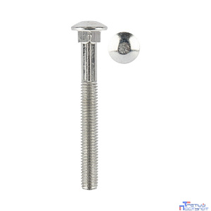 Rexant 1301-0870-4 Болт мебельный KRANZ DIN 603, 8х70,  пакет (2шт.)
