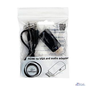 Gembird Переходник HDMI-VGA Cablexpert, 19M/15F (A-HDMI-VGA-02)