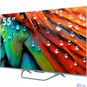 55" Телевизор HAIER Smart TV S4, QLED, 4K Ultra HD, серый, СМАРТ ТВ, Android TV [DH1VMZD01RU]