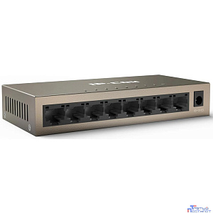 IP-COM G1008M Коммутатор неуправляемый, 8 портов, 8x1 Гбит/с, настольный, металлический
