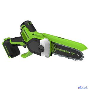 GreenWorks GD24CS15 Цепная мини пила аккумуляторная, 24V, 15см, бесщеточная, с автоматической смазкой цепи, без АКБ и ЗУ [2010107]