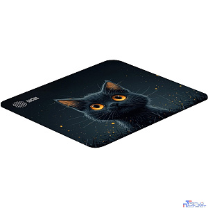 Коврик для мыши Cactus Black Cat 250x200x3мм (CS-MPC-D09S)