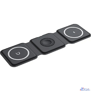 Rexant (18-7088) Беспроводное зарядное устройство с MagSafe 3в1, Qi, 15Вт, черный