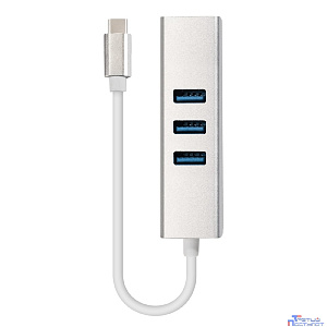 ExeGate EX294188RUS Кабель-адаптер ExeGate EXE-77C-45 (USB3.0 Type C --> 3xUSB3.0 + 1xRJ45 UTP 1000Mbps RLT8153)