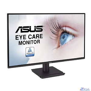 Монитор ASUS VA27AQ (27", 16:9, IPS, 1ms(MPRT), 2560x1440, 75Hz, 350cd, 1000:1, 178°/178°, VGA/HDMI/DP, 2*2W, Black)(90LM06G1-B01171)
