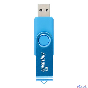 Smartbuy USB Drive 4GB Twist Blue (SB004GB2TWB)