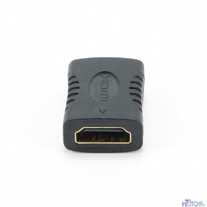 Gembird Переходник HDMI-HDMI  19F/19F, золотые разъемы, пакет [A-HDMI-FF]