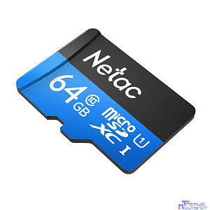 Micro SecureDigital 64GB Netac microSDXC Class10 Netac NT02P500STN-064G-S P500 w/o adapter