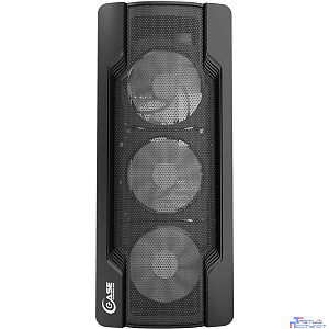Powercase CMIXB-F4 Корпус Mistral X4 Mesh, Tempered Glass, 4x 120mm fan, чёрный, ATX  (CMIXB-F4)