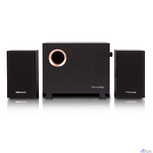Microlab M-105 {10 Вт RMS, Распределение мощности 2,5 Вт х 2 +5 W, Частотная характеристика 40-20 кГц, Соотношение сигнал/шум 70 дБ}