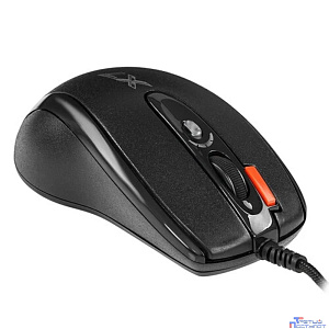 A-4Tech Мышь X(7)-710BK (черный) USB, 2000dpi, встр. память 16Кб, 1000ГЦ, 7 кнопок. [94397]