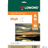 LOMOND 0102003 Матовая бумага 1х A4, 120г/м2, 100 листов