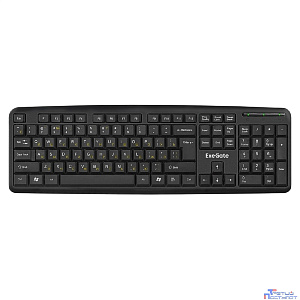Exegate EX263906RUS Клавиатура Exegate LY-331L, <USB, шнур 2м, черная,  104кл, Enter большой>, Color box