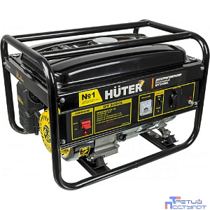 Huter DY3000L 64/1/4 Электрогенератор {четырехтактный, 2500Вт, 220В/50Гц, 77Дб, принудительное охлаждение, бак 12 л, расход бензина 395 г/кВтч, расход масла 6,8, габариты 560х450х460, вес 39,5 кг}