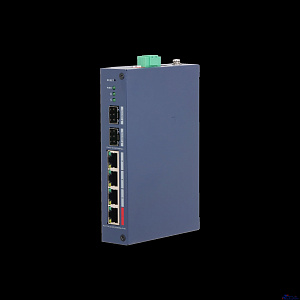 DAHUA DH-CHS4206-4GT-90 4-портовый гигабитный PoE коммутатор с функцией облачного управления 4 RJ45 10/100/1000Мбит/с (PoE/PoE+/Hi-PoE/IEEE 802.3bt), 2 SFP 1000Мбит/с (uplink)
